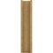 Ekena Millwork 6-in W x 16-in D x 28-in H Balboa Slat Rough Cedar Woodgrain TimberThane Outlooker, Primed Tan OUTUR060X16X28BOA24RCPR - alternate 2